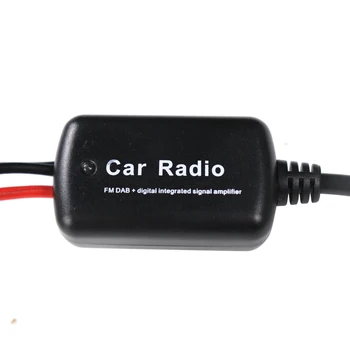 Универсальный практичный радиоусилитель FM-сигнала с защитой от помех, Автомобильная антенна, радио, Универсальный FM-усилитель, автомобильные запчасти