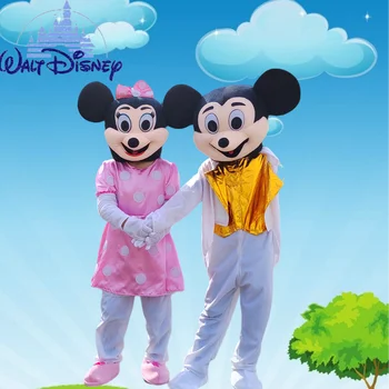 [Взрослый] Куклы-талисманы Мультяшные костюмы Взрослые Ходячие Куклы Шоу реквизит Забавные костюмы для косплея Новейшего дизайна Disney Mickey Mouse
