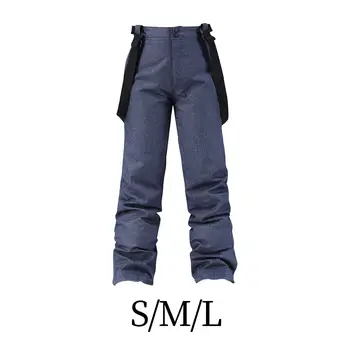 Лыжные брюки, утепленные, теплые, ветрозащитные, легкие, для мужчин и женщин, зимние спортивные штаны