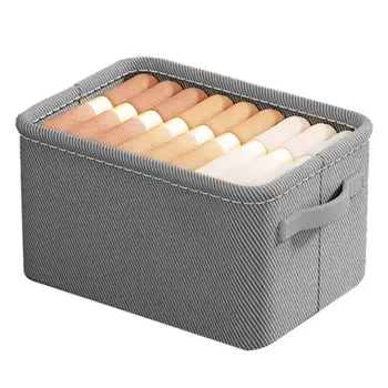Складной ящик для хранения гардероба Водонепроницаемый Ящик для хранения одежды С тканевой отделкой Модные Мягкие Органайзеры для гардероба с ручкой