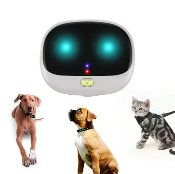 Мини-GPS-трекер для домашних животных и персональный GPS-трекер 2G с вызовом SOS и светодиодными датчиками для кошек и собак, обеспечивающий безопасность через сеть GSM