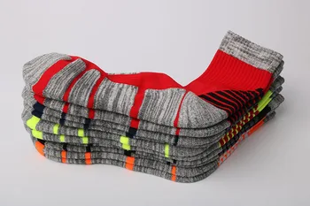 Оптовые мужские носки для спорта на открытом воздухе, утолщенные походные носки на полотенечной подошве, впитывающие пот, Теплые носки