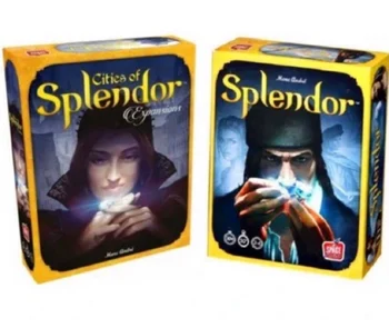 Настольная игра Splendor (базовая игра) - мини-версия стратегической игры Space Cowboys Asmodee Splendor, возраст от 10 лет, 2-4 игрока