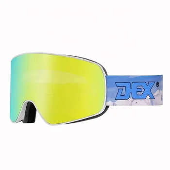 Новые лыжные очки против запотевания UV400, сменные линзы для сноуборда, оправа из ТПУ, Изготовленные на заказ лыжные очки для снега