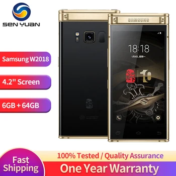 Оригинальный Samsung Galaxy W2018 Мировой флагманский мобильный телефон 4G с двумя SIM-картами 4,2 