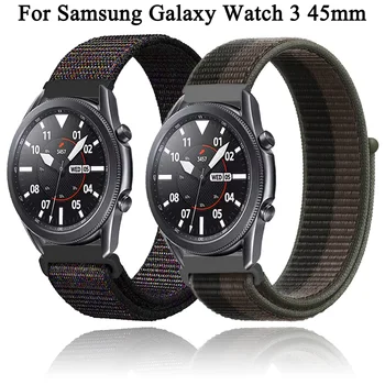 22 мм Нейлоновый Ремешок Для Часов Samsung Galaxy Watch 3 45 мм Ремешок-Браслет Galaxy Watch 46 мм S3 Frontier Классический Спортивный Ремешок Для Часов