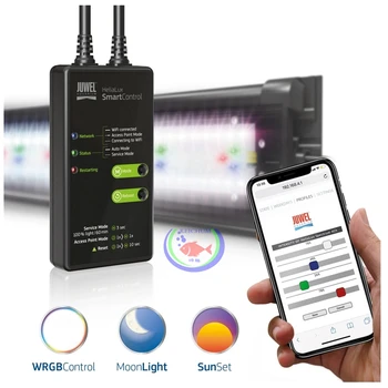 Juwel Helialux SmartControl используется для светодиодного освещения, таймера, управления цветом аквариума, контроллера мобильного телефона Wi-Fi.