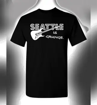 Сиэтл - футболка в стиле гранж, легенды рок-группы