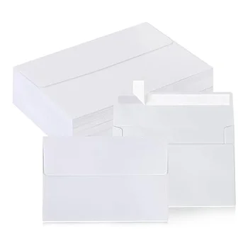 Конверты для приглашений, Белые конверты для печати A6 для свадеб, Приглашений, Фотографий, открыток, Поздравительных открыток, почтовых отправлений A