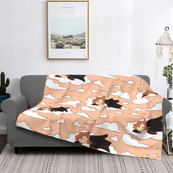 Одеяло Sleepy Chuuya, Флисовое покрывало Bungou Stray Dogs, аниме, Ультрамягкое покрывало для автомобильного дивана, коврик для дивана-кровати