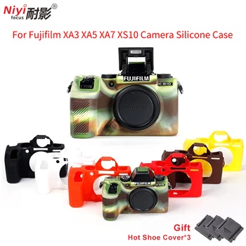 Силиконовый Чехол-сумка для фотоаппарата Fujifilm X-S10 X-A3 X-A5 X-A7 Fuji XS10 XA3 XA5 XA7 Camera