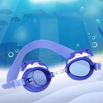 Подарки для детей с героями мультфильмов в бесплатном защитном чехле, водонепроницаемые детские очки для плавания, детские очки для плавания с затычками для ушей, очки для плавания