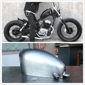 6-литровый бензиновый топливный бак для Harley с крышкой Ретро мотоцикл Модифицированный мотоцикл ручной работы Винтажная канистра для масла и бензина
