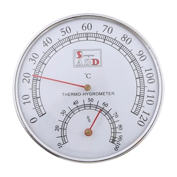 Датчик контроля температуры и влажности 2 в 1 для дома, офисов, сауны на открытом воздухе, 0-120 ℃ 10％-100％ относительной влажности, высокая прочность