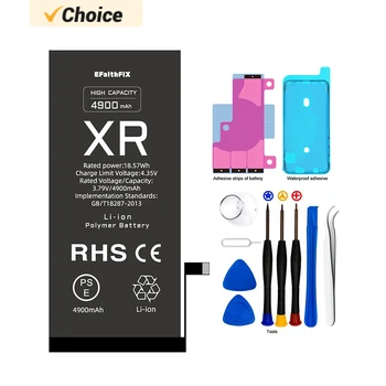 Выбор аккумулятора телефона для iPhone Xr Замена аккумулятора Замена аккумуляторной батареи для iPhone XR Ремонт телефона с помощью инструментов и клея