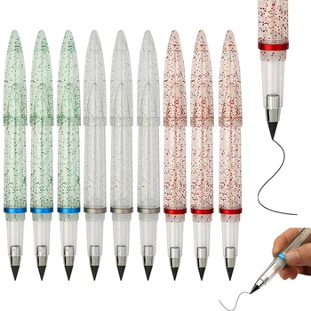 3шт Акриловый карандаш со стираемой сменной головкой HB Без заточки, без чернил, вечный карандаш, карандаш для рисования, школьные принадлежности