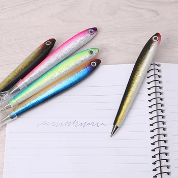 Шариковая Ручка в форме Рыбы, Мини-Пишущая Ручка для Офиса Школьников и Подростков