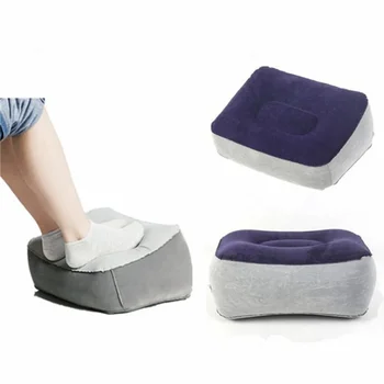 Портативная Мягкая подставка для ног, надувная подставка для ног из ПВХ, складная Воздушная подушка для путешествий, офиса, дома, инструмент для расслабления ног