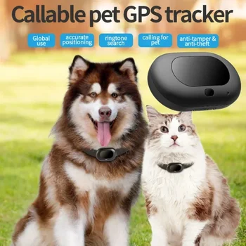 RF-V41 Мини-Трекер 2G-GSM /4G GPS Pet Tracker Локатор Домашних Животных Голосовой Монитор Pet Dog Gps IP67 Водонепроницаемый Встроенный Аккумулятор емкостью 1300 мАч
