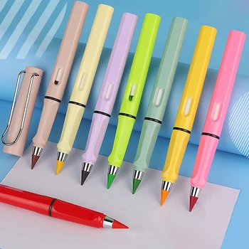 Красочный Вечный карандаш 2B Art Sketch Painting Неограниченное количество карандашей для письма Волшебные стираемые заправки Школьные принадлежности