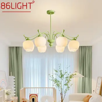 Современная потолочная люстра 86LIGHT, светильники Flesh Creative Decor, светодиодный подвесной светильник для домашней спальни