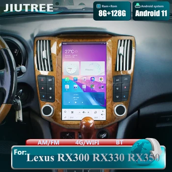 Android11 Qualcomm Snapdragon для Lexus RX RX300 RX330 RX350 RX400H 2004-2008 Автомобильный радио мультимедийный плеер carplay GPS Навигация