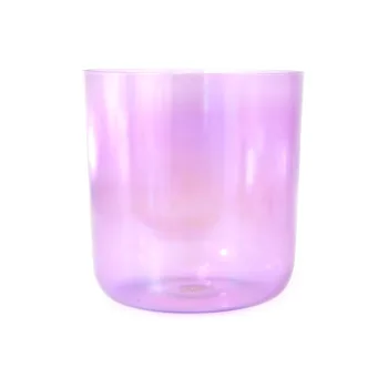 Фиолетовая серия Кварцевая Поющая чаша для звуковой медитации Поющая чаша Инструмент для медитации Музыкальная чаша