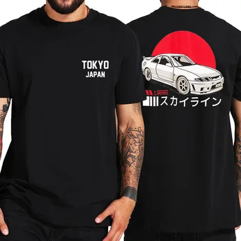 Футболка Tokyo Japan Car Race В японском стиле, крутые подарки, Топы Европейского размера, Футболка Homme 100% Хлопок