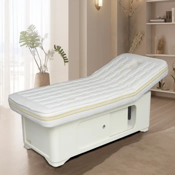 Латексная косметическая кровать специальная массажная кровать для физиотерапии многофункциональная подъемная СПА-кровать косметическая кровать из массива дерева