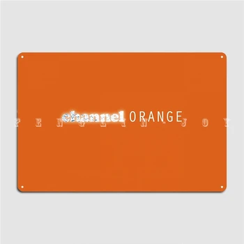 Оранжевая металлическая вывеска Channel Club Home, забавные таблички, жестяная вывеска кинотеатра, плакат с жестяной вывеской