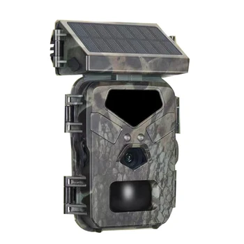1 ШТ. ИК-камера слежения для исследования диких животных на открытом воздухе, водонепроницаемая IP65, с солнечными панелями