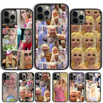 Trisha Paytas Sexy Eating Collage Чехол Для Телефона Чехол Для iPhone 15 14 13 12 Pro Max mini 11 Pro Max XS X XR 6S 7 8 Plus SE 2020