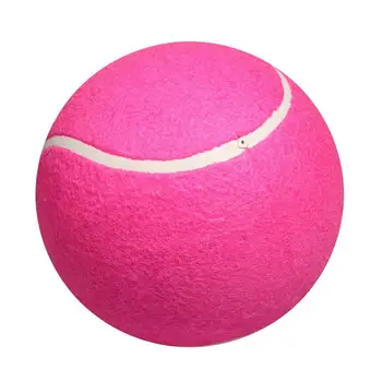 8 Больших надувных теннисных мячей, Игрушка для детей, взрослых, домашних собак, Щенков, кошек, Розовый