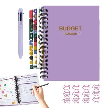 Планировщик счетов на 2023 год, книга для планирования бюджета и записная книжка для составления бюджета, Планировщик бюджета И книга включают финансовые цели, ежемесячный бюджет.