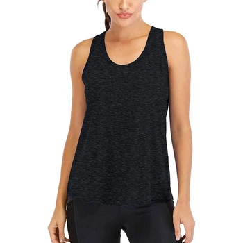 Летний женский жилет, быстросохнущий спортивный жилет, дышащая однотонная футболка для фитнеса, топы без рукавов с сетчатой спинкой