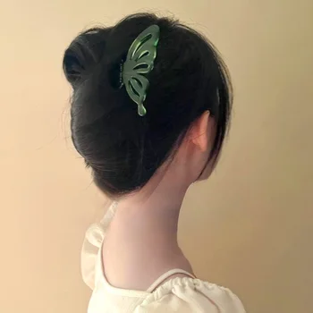 Винтажная заколка для волос в форме бабочки, U-образная палочка для волос для женщин, китайская элегантная Геометрическая шпилька, головные уборы, Модные Аксессуары для волос