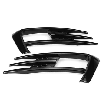 Для Golf 7 MK7 2013-2017 Глянцевый Черный бампер автомобиля, Решетка радиатора, накладка