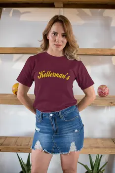 Женская органическая футболка Kellermans, женское маскарадное платье, праздничный фильм 80-х в стиле ретро