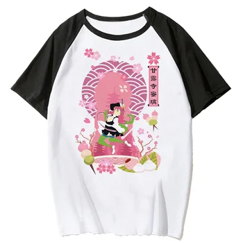 Женская футболка Mitsuri с забавным японским рисунком, женская одежда y2k 2000-х годов